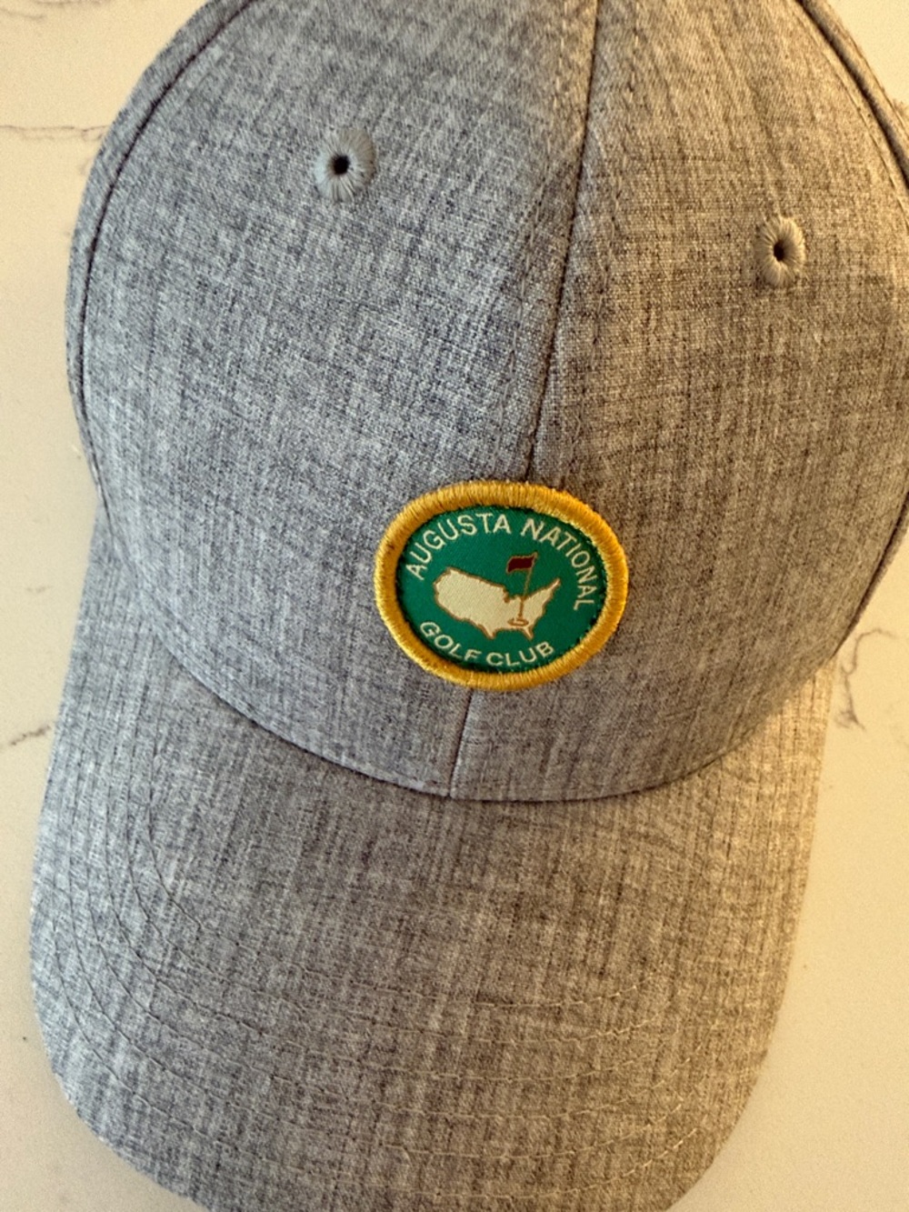 Masters GOLF Grey Augusta National HAT Cap Gray like new